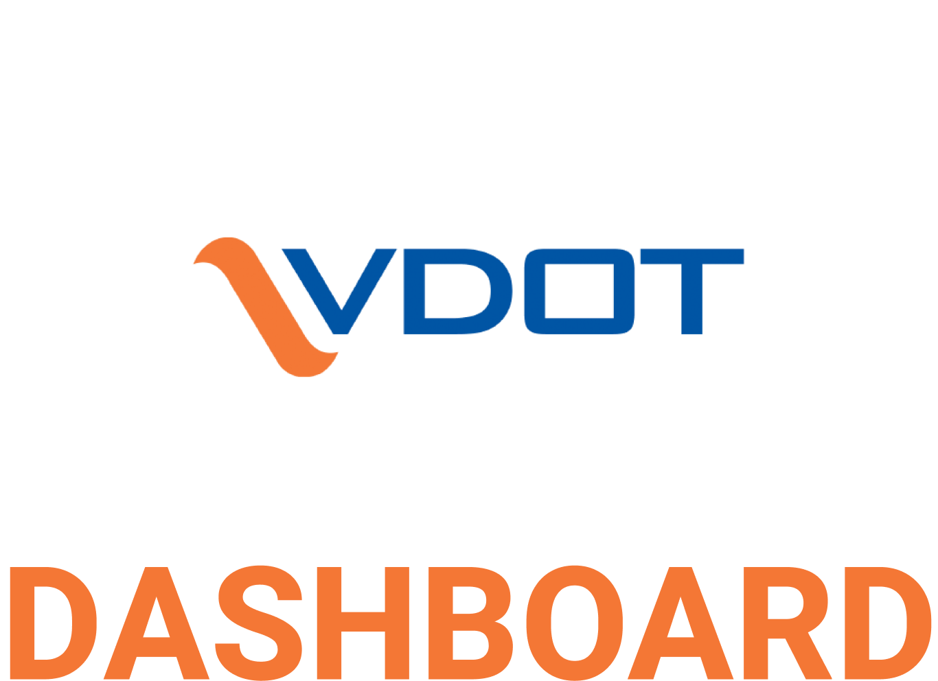 VDOT Dashboard home